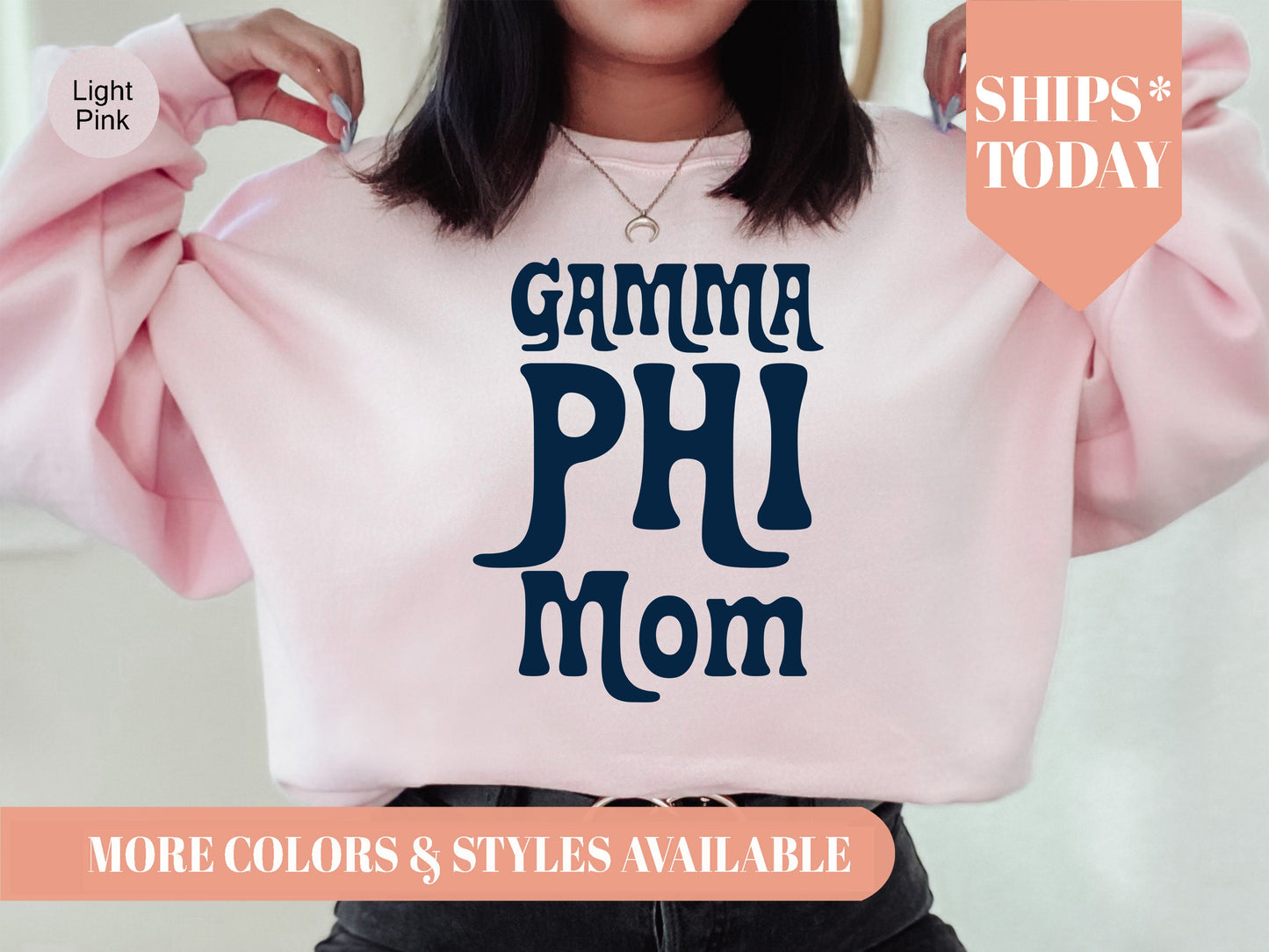 Gamma Phi Beta Got it from my Mom Sorority Sweatshirt _ 3085g