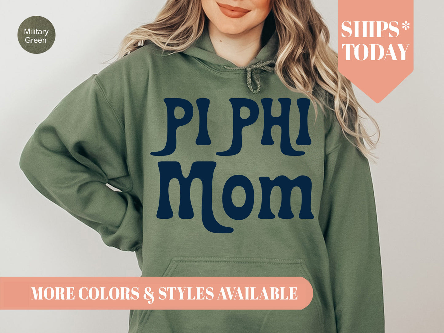 Pi Beta Phi Got it from my Mom Sorority Hoodie _ 3091g