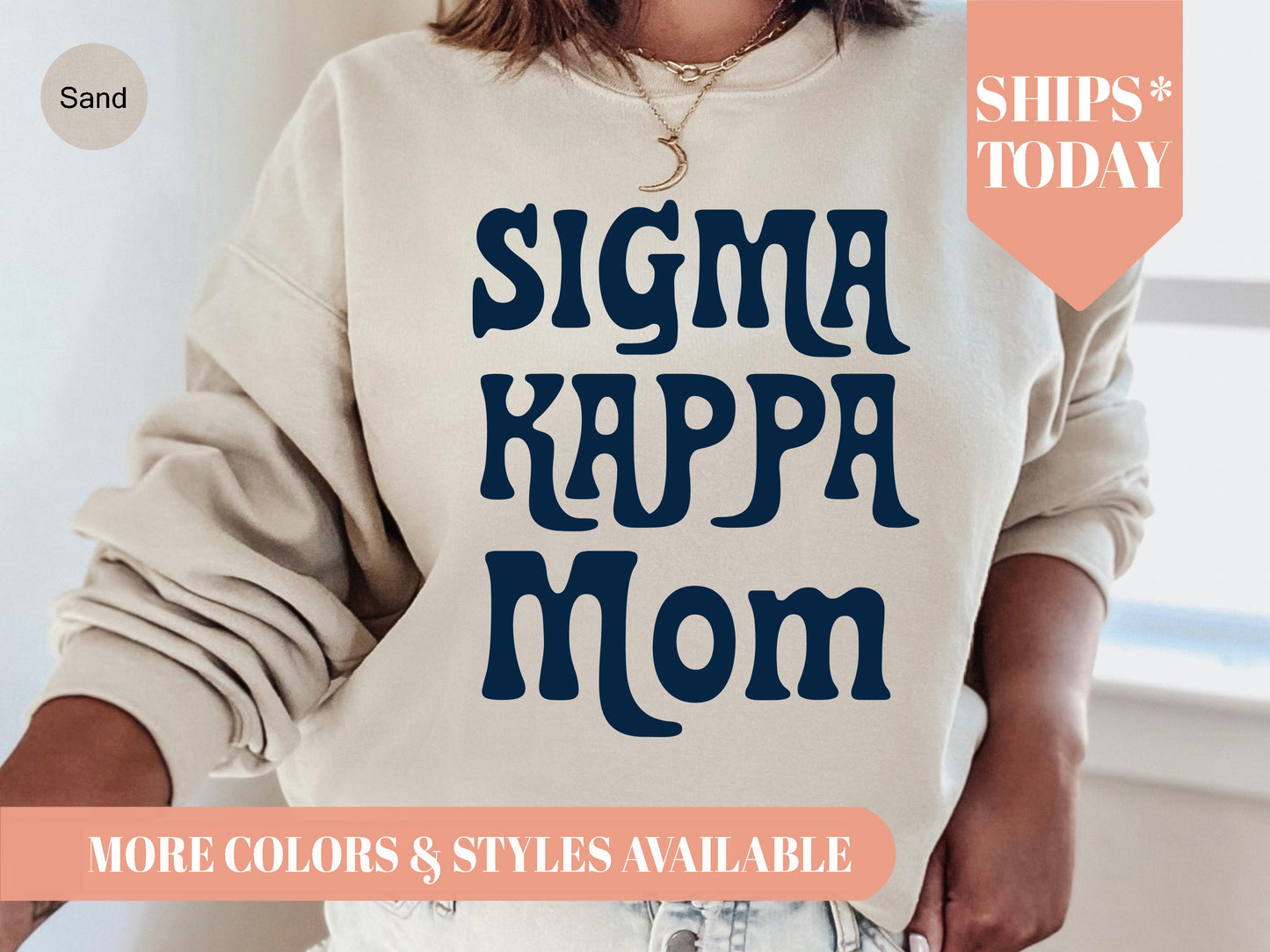Sigma Kappa Got it from my Mom Sorority Sweatshirt _ 3093g