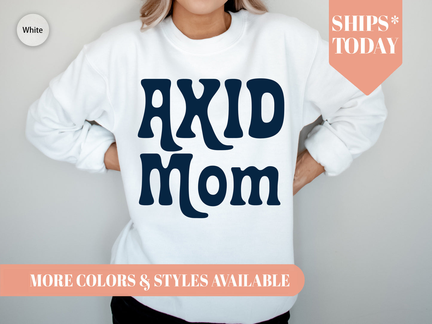 Alpha Xi Delta Got it from my Mom Sorority Sweatshirt _ 3079g