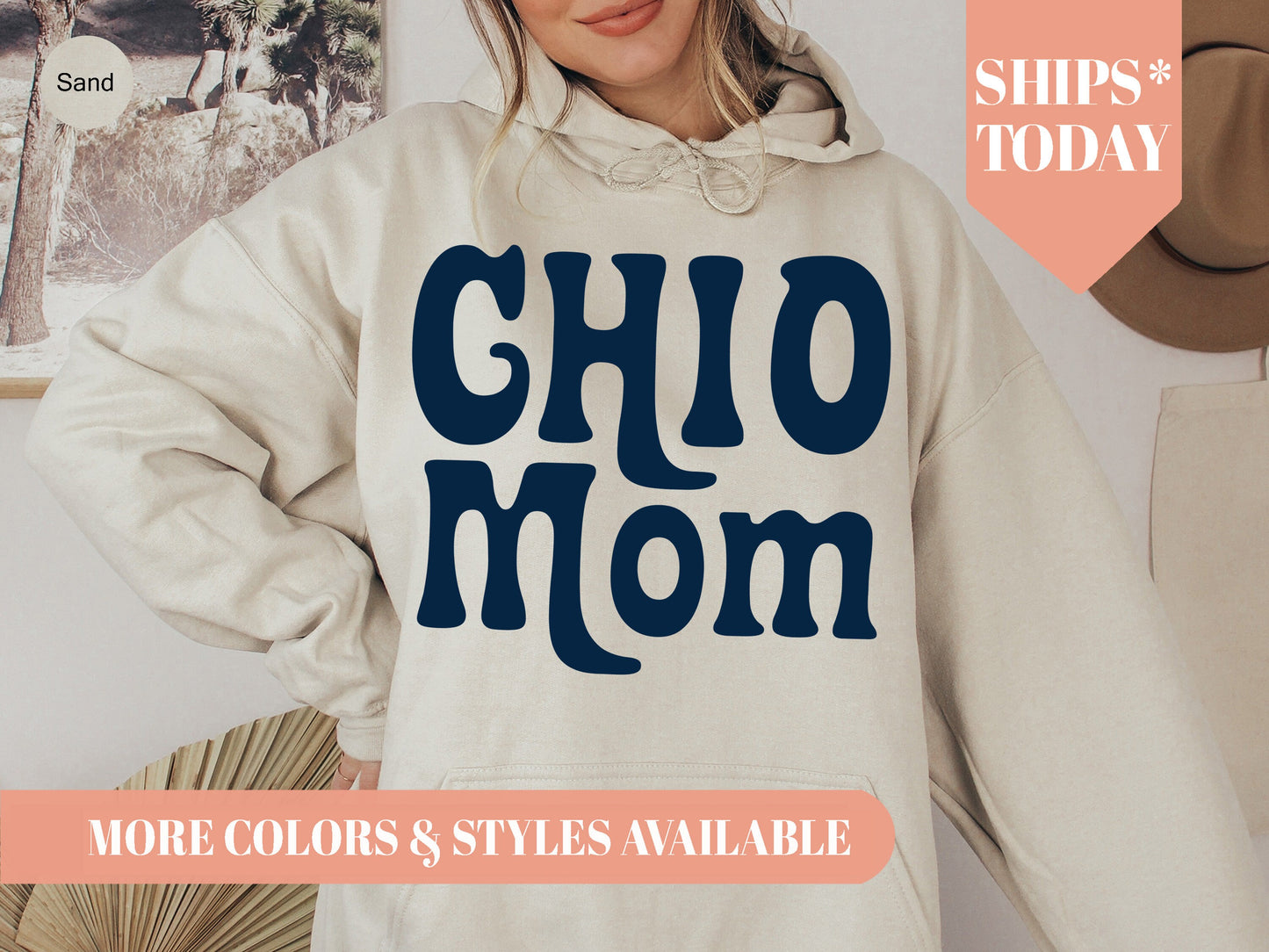 Chi Omega Got it from my Mom Sorority Hoodie _ 3080g
