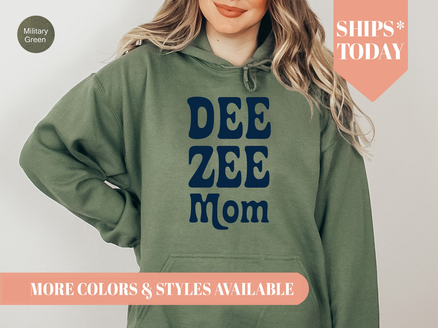 Delta Zeta Got it from my Mom Sorority Hoodie _ 3084g