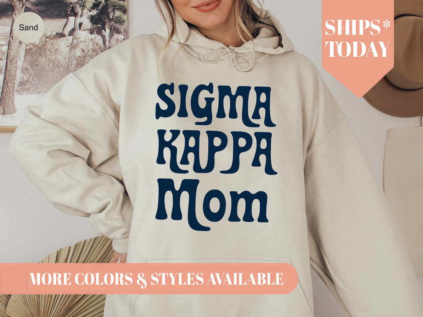 Sigma Kappa Got it from my Mom Sorority Hoodie _ 3093g