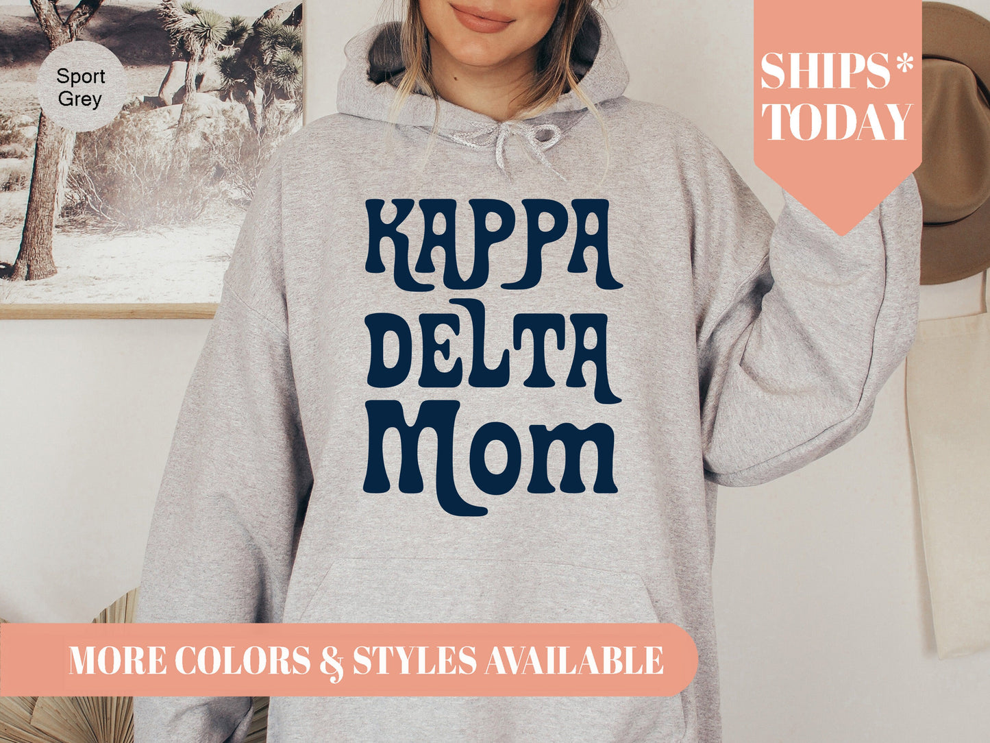 Kappa Delta Got it from my Mom Sorority Hoodie _ 3087g