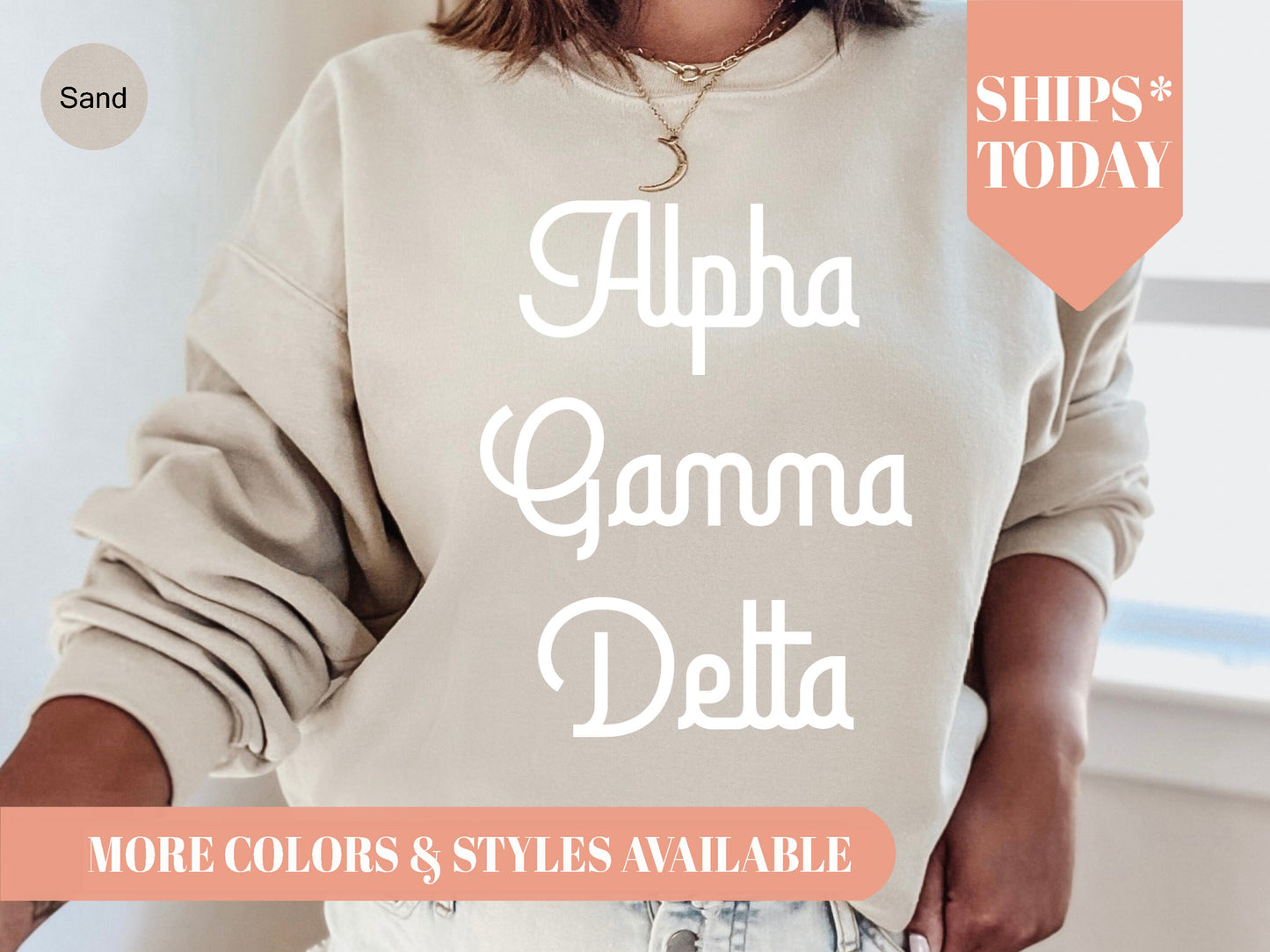 Alpha Gamma Delta All About That Pop Sorority Sweatshirt _ 2684g