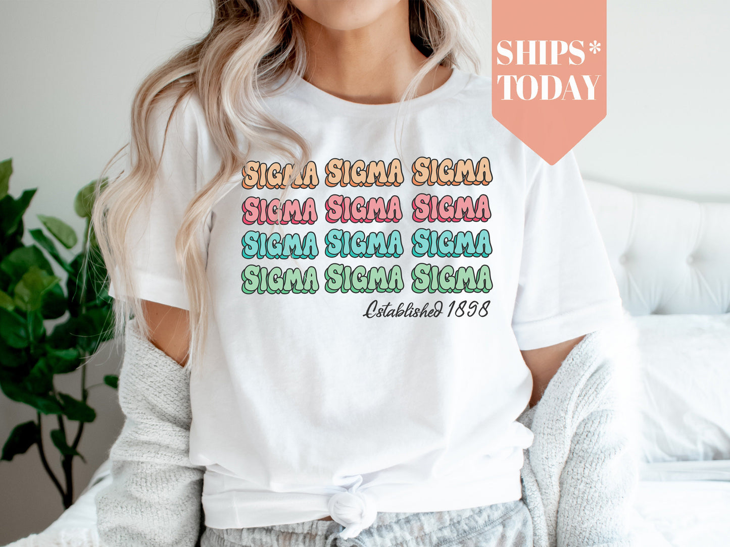 Sigma Sigma Sigma Lucy Sorority T-shirt _ 281g