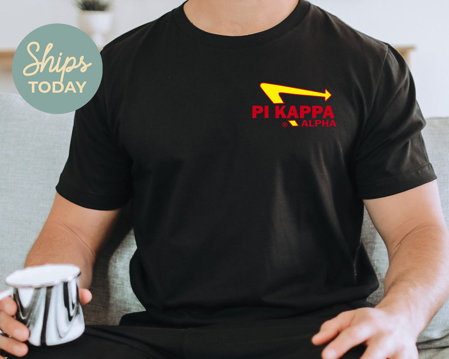 Pi Kappa Alpha Vintage Retro Fraternity T-shirt _ 32645g