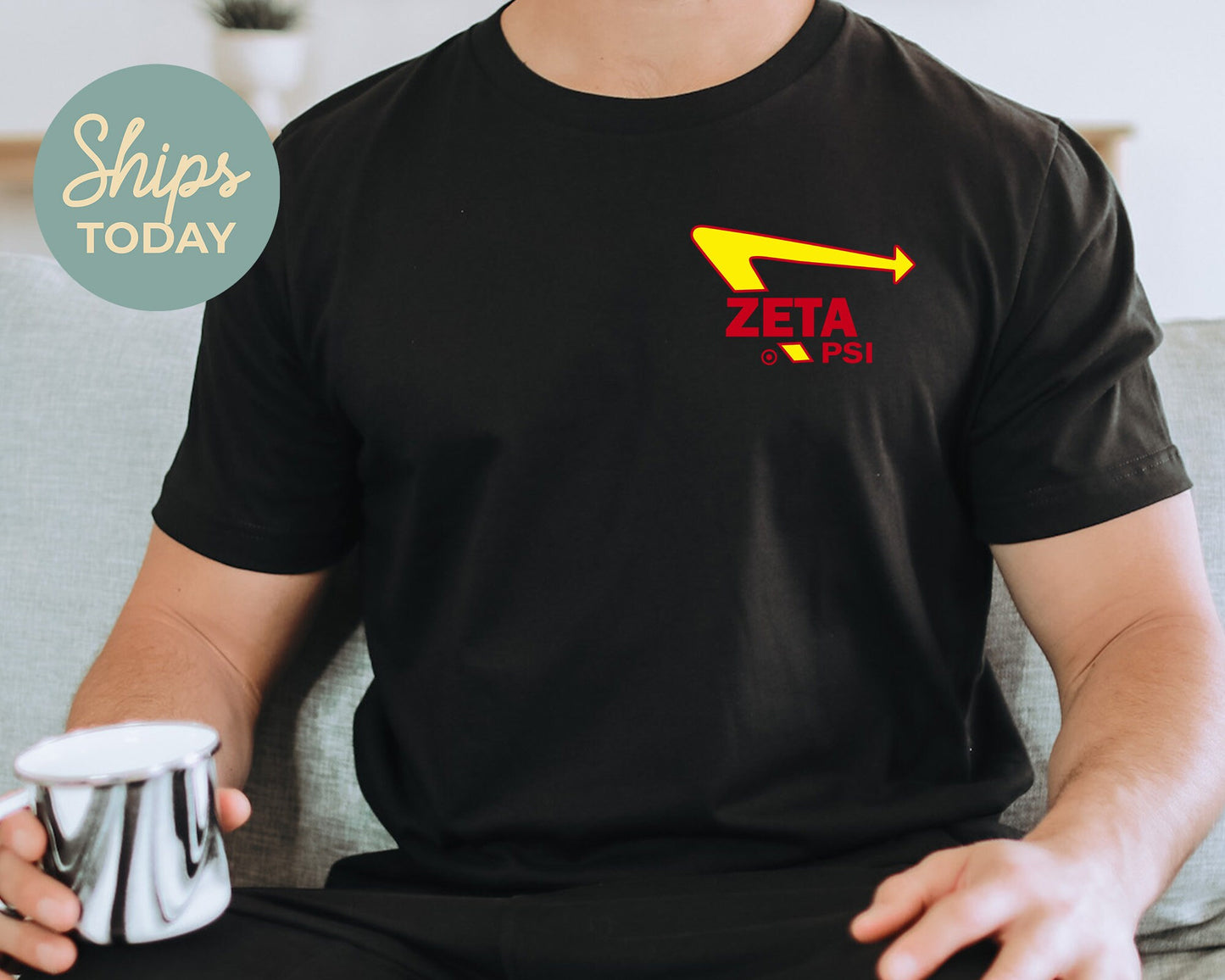 Zeta Psi Vintage Retro Fraternity T-shirt _ 32657g