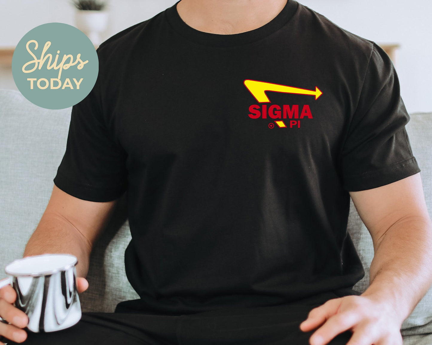 Sigma Pi Vintage Retro Fraternity T-shirt _ 32652g