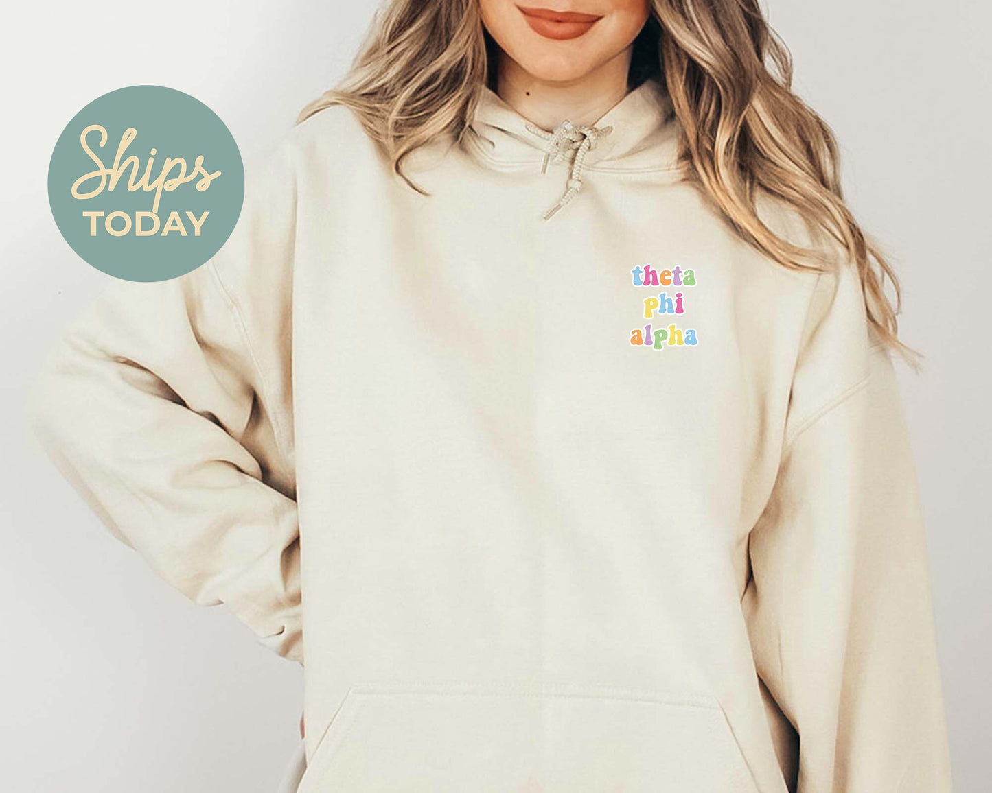 Theta Phi Alpha Floral Bloom Sorority Hoodie _ 32261g