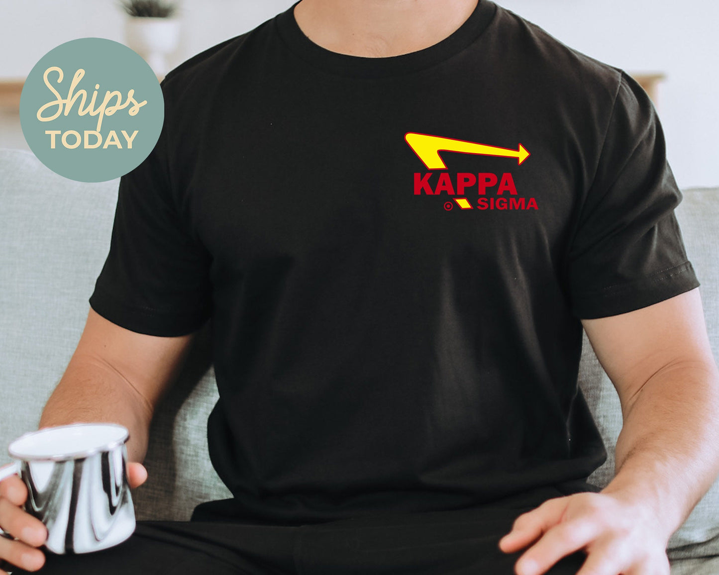 Kappa Sigma Vintage Retro Fraternity T-shirt _ 32638g