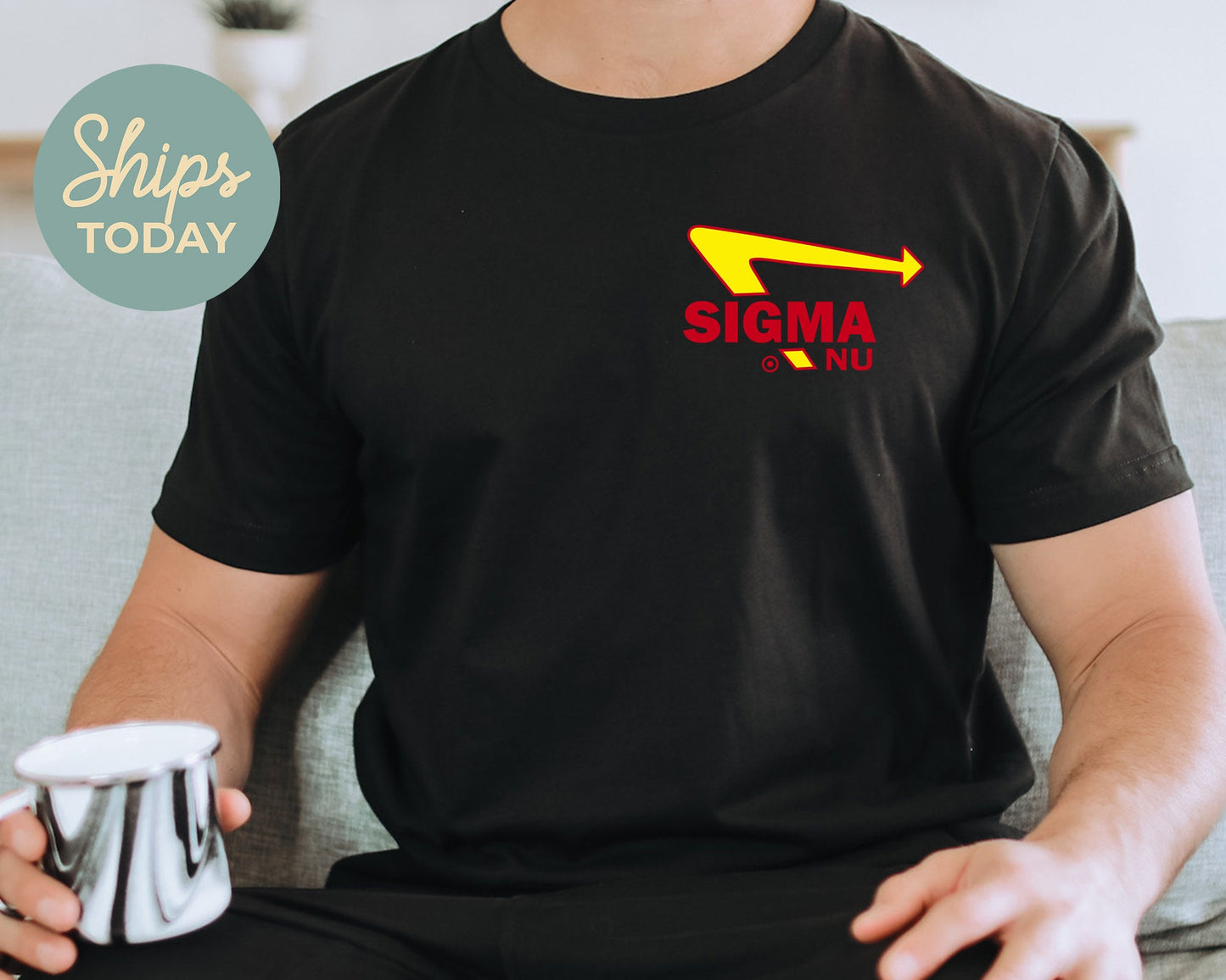 Sigma Nu Vintage Retro Fraternity T-shirt _ 32650g