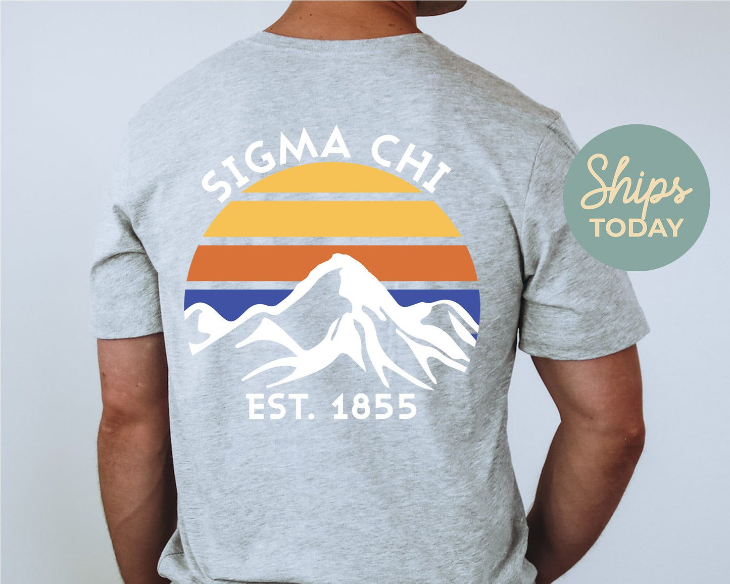 Sigma Chi White Mountains Fraternity T-shirt _ 33306g