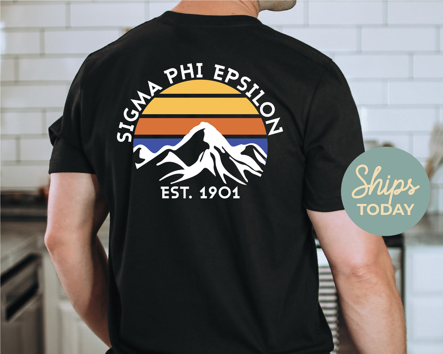 Sigma Phi Epsilon White Mountains Fraternity T-shirt _ 33308g