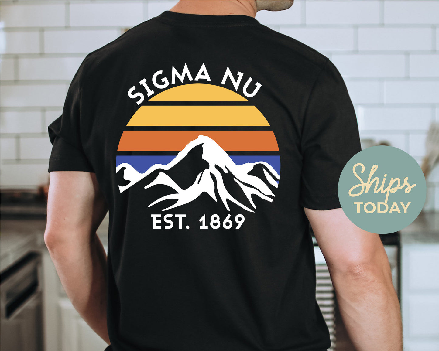 Sigma Nu White Mountains Fraternity T-shirt _ 33307g