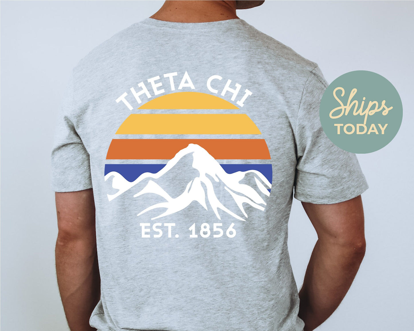 Theta Chi White Mountains Fraternity T-shirt _ 33312g