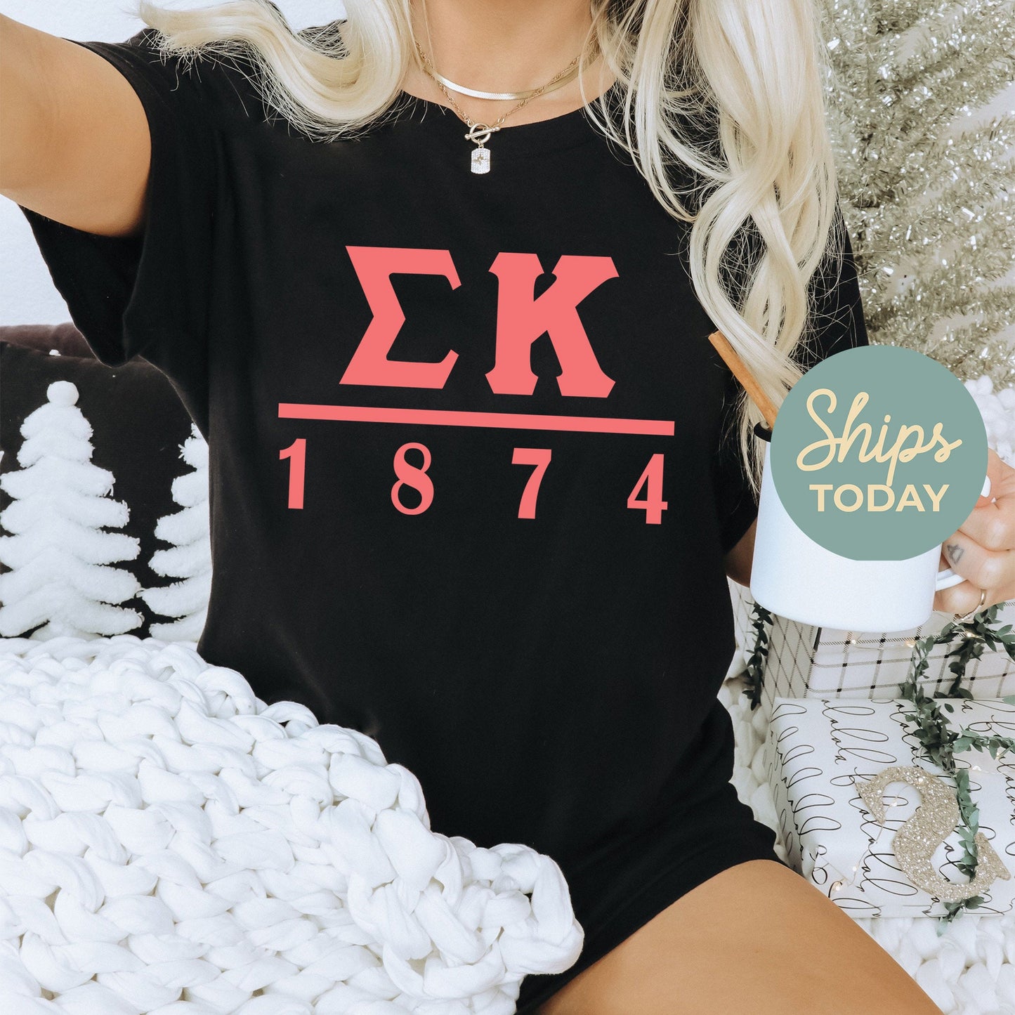 Sigma Kappa Monochromatic Sorority T-shirt _ 30865g