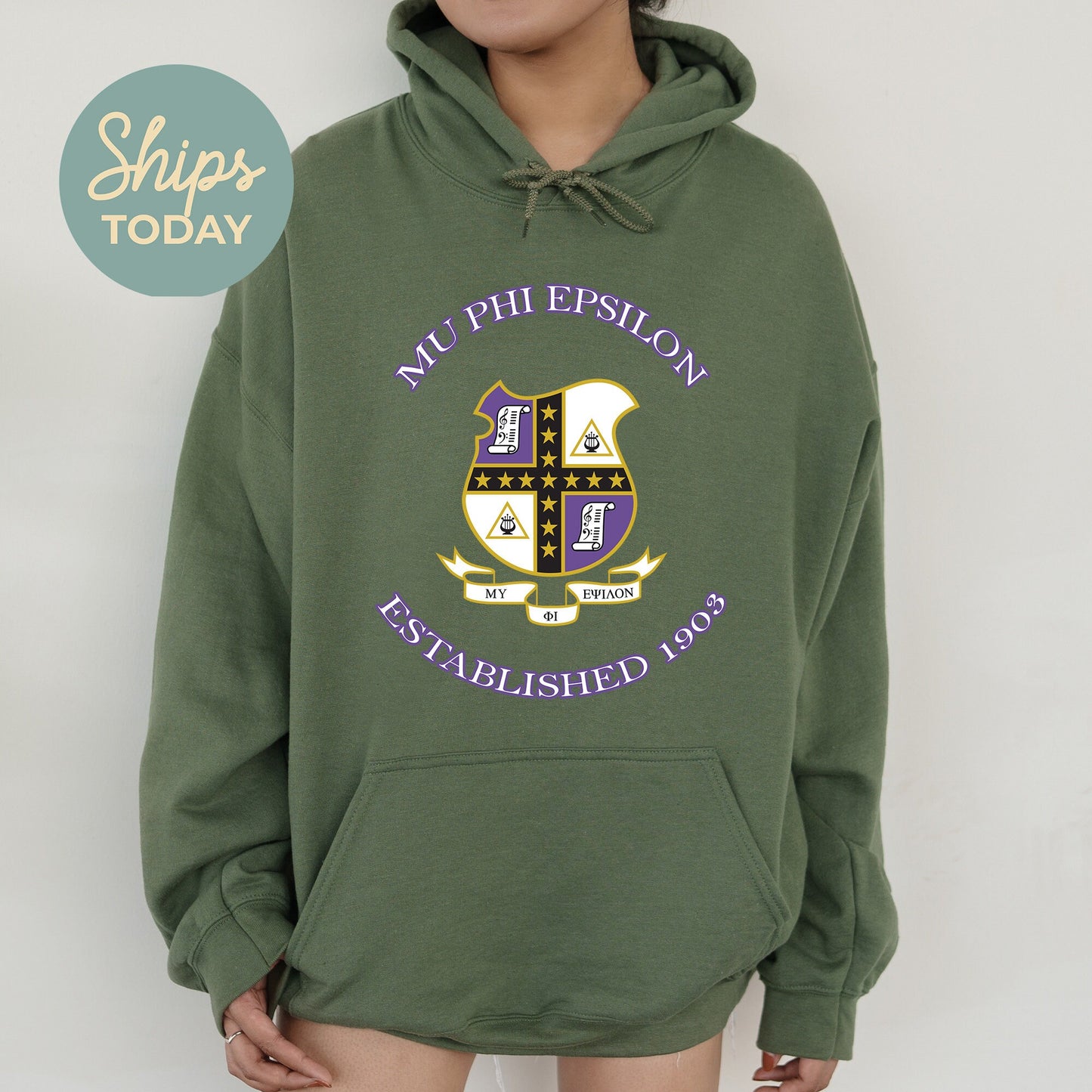 Mu Phi Epsilon Iconic Insignia COED Hoodie _ 35671g