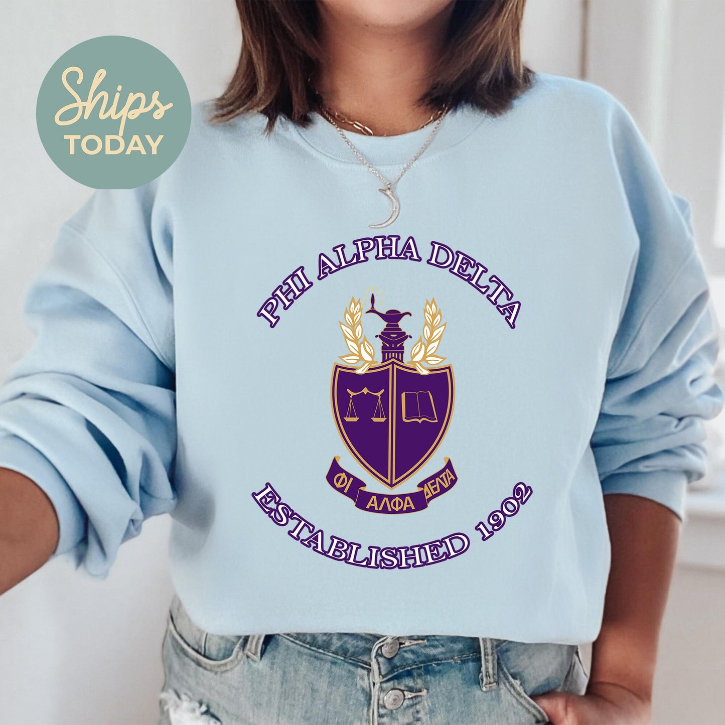 Phi Alpha Delta Iconic Insignia COED Sweatshirt _ 35672g