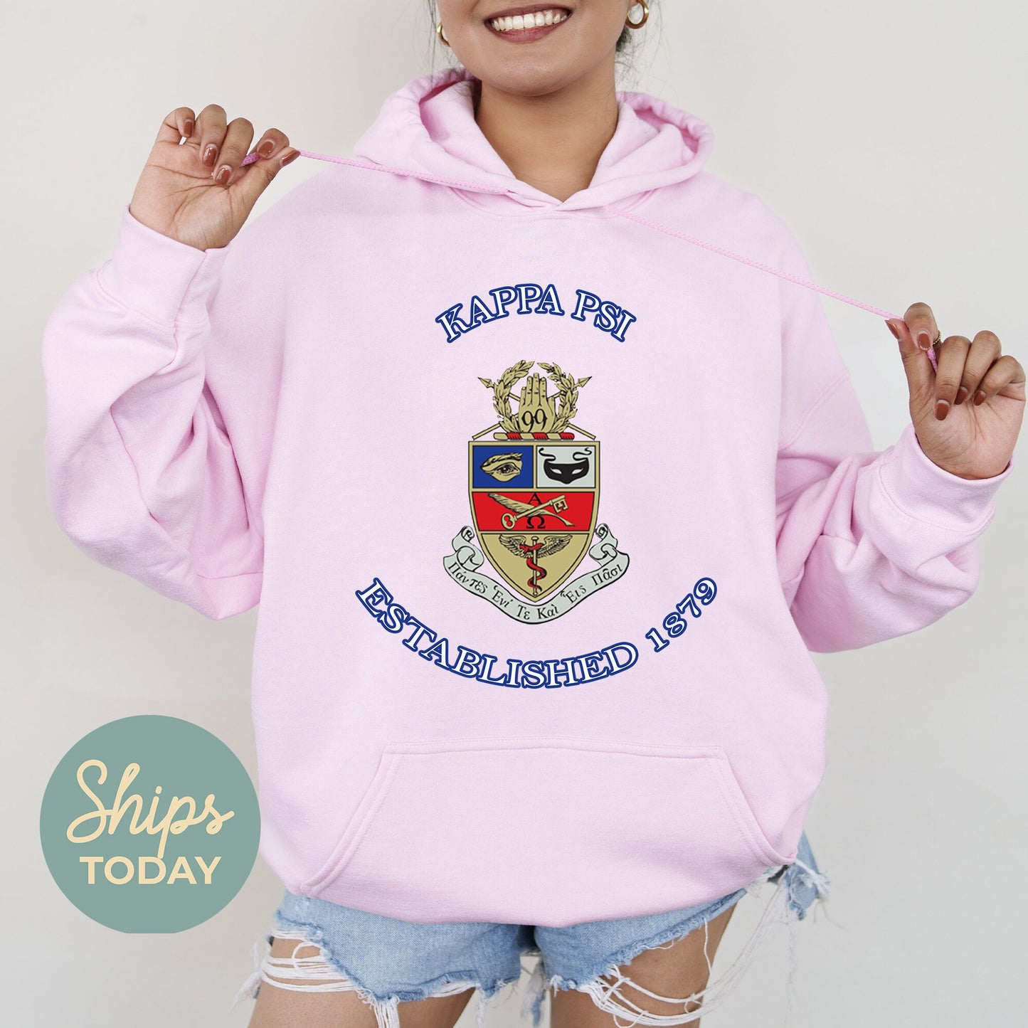 Kappa Psi Iconic Insignia COED Hoodie _ 35670g