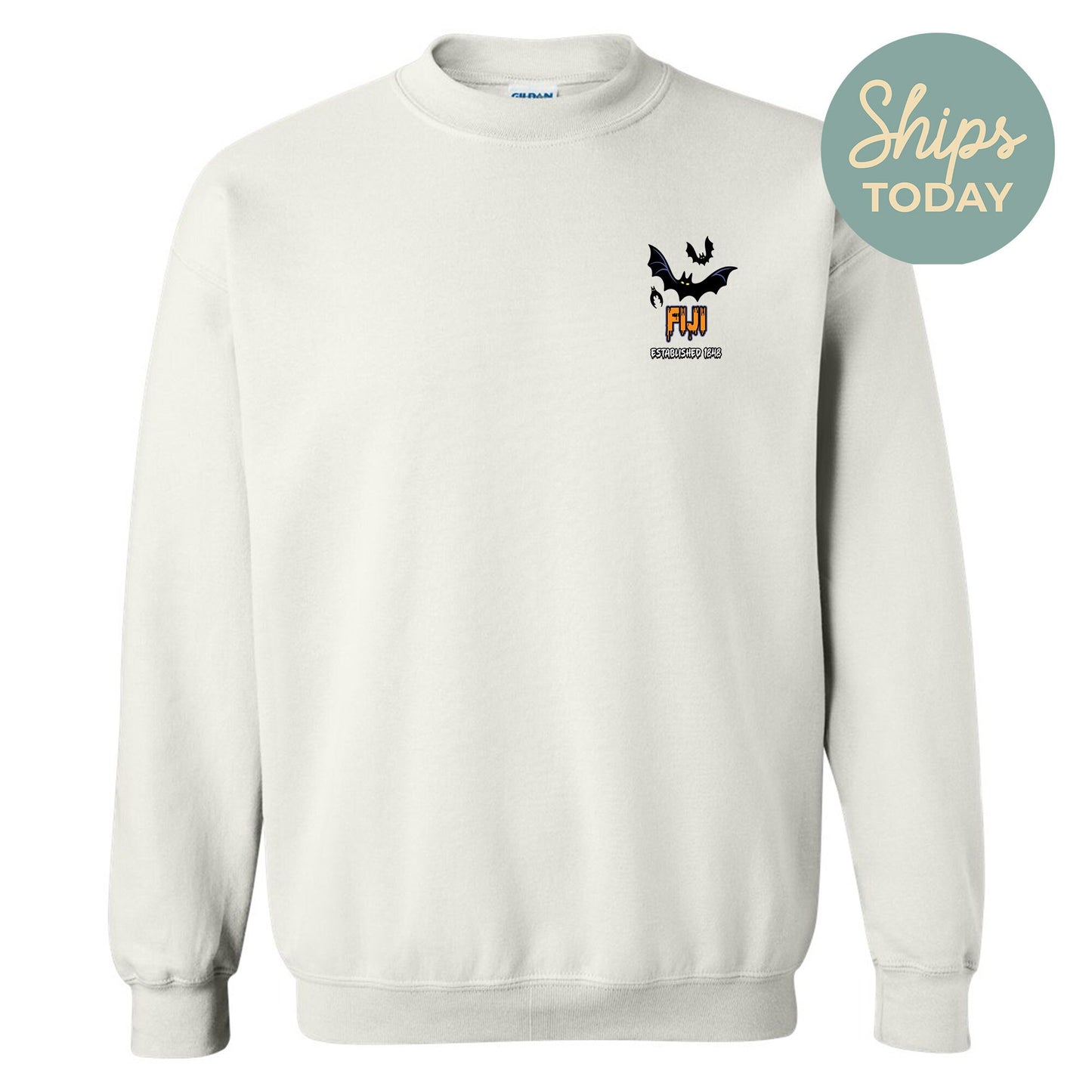 FIJI Halloween Bats Fraternity Sweatshirt _ 36266g