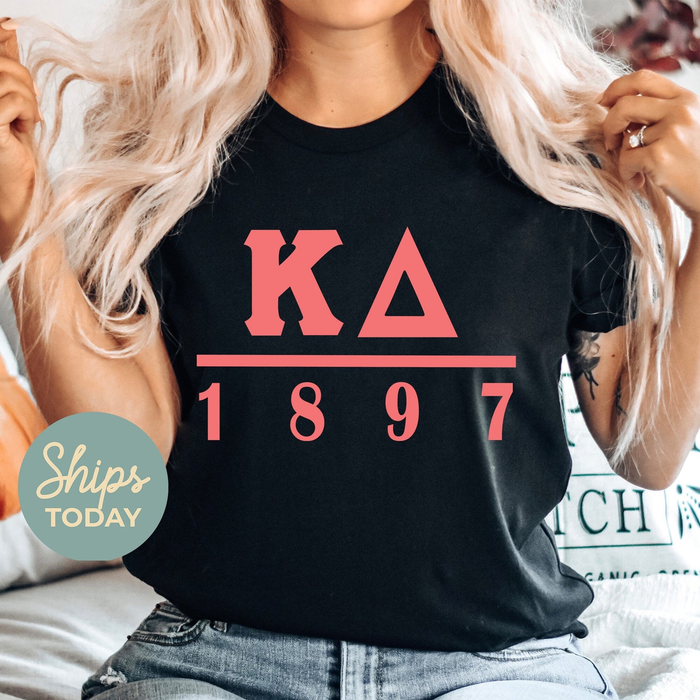 Kappa Delta Monochromatic Sorority T-shirt _ 30859g