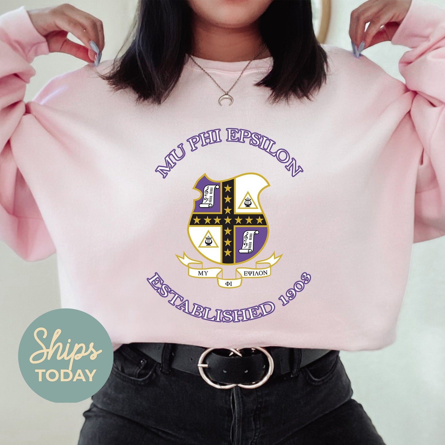 Mu Phi Epsilon Iconic Insignia COED Sweatshirt _ 35671g
