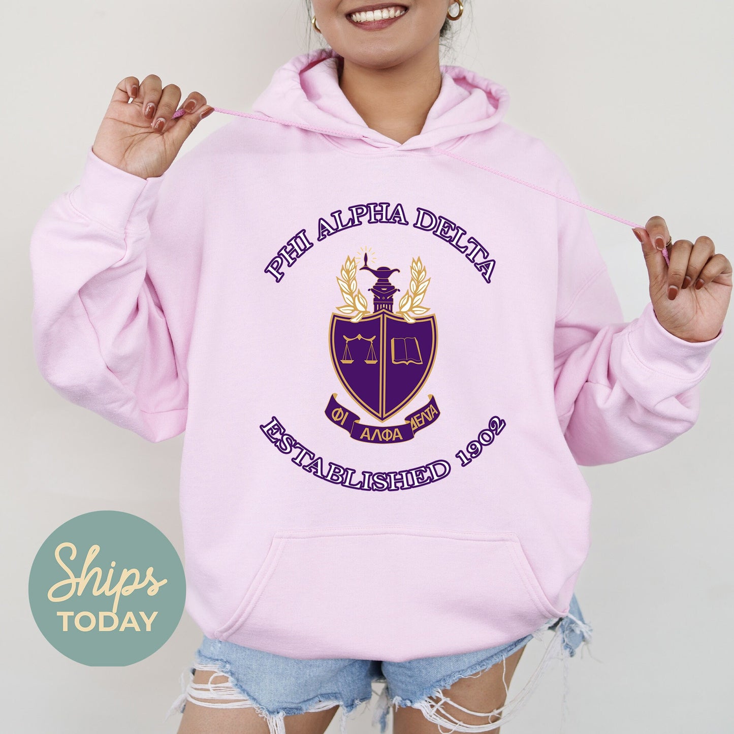 Phi Alpha Delta Iconic Insignia COED Hoodie _ 35672g