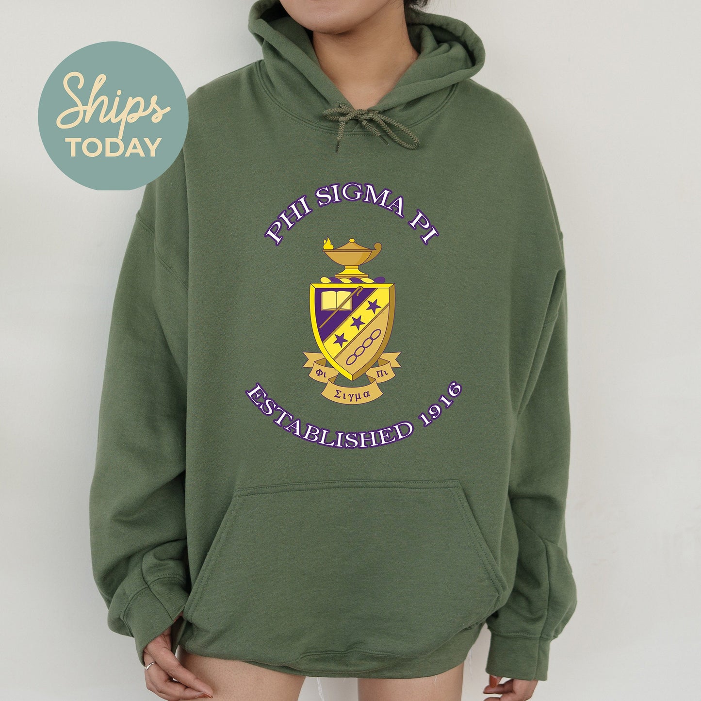 Phi Sigma Pi Iconic Insignia COED Hoodie _ 35675g
