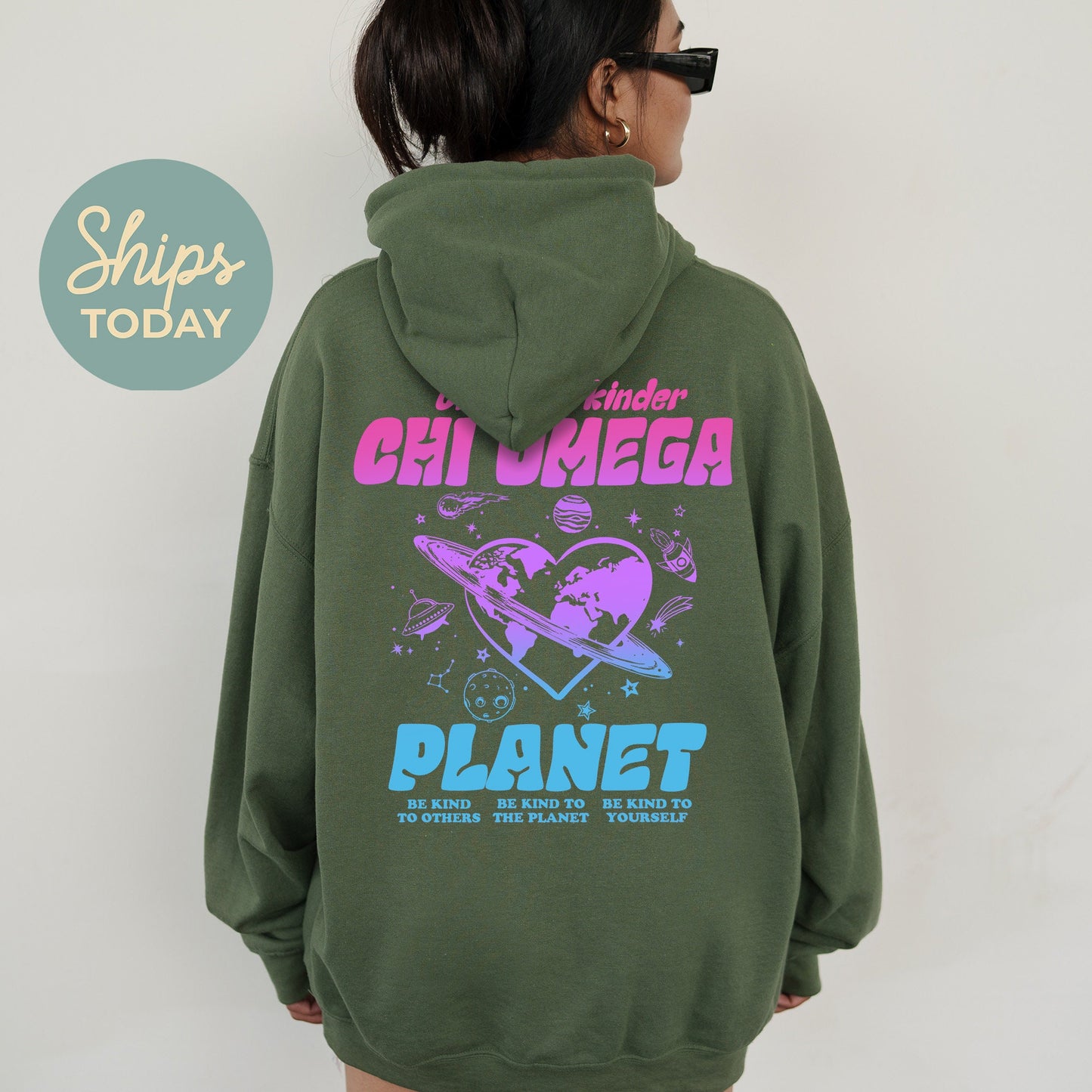 Chi Omega Ombre Worlds Sorority Hoodie _ 35550g