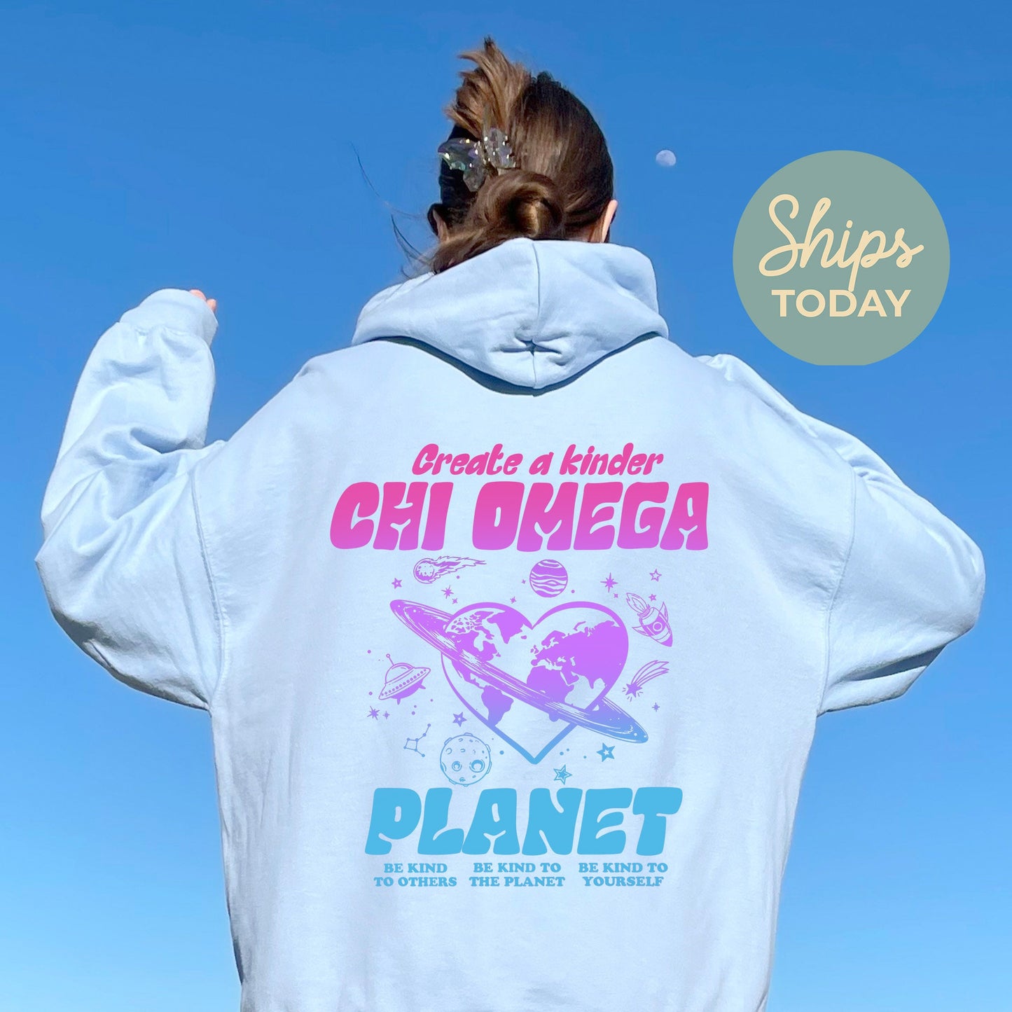 Chi Omega Ombre Worlds Sorority Hoodie _ 35550g