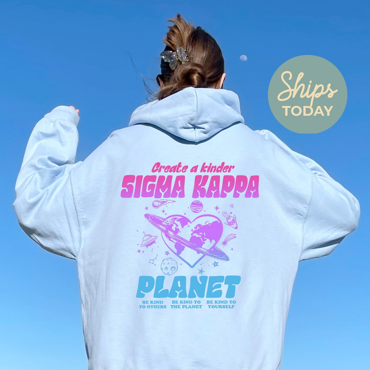 Sigma Kappa Ombre Worlds Sorority Hoodie _ 35563g