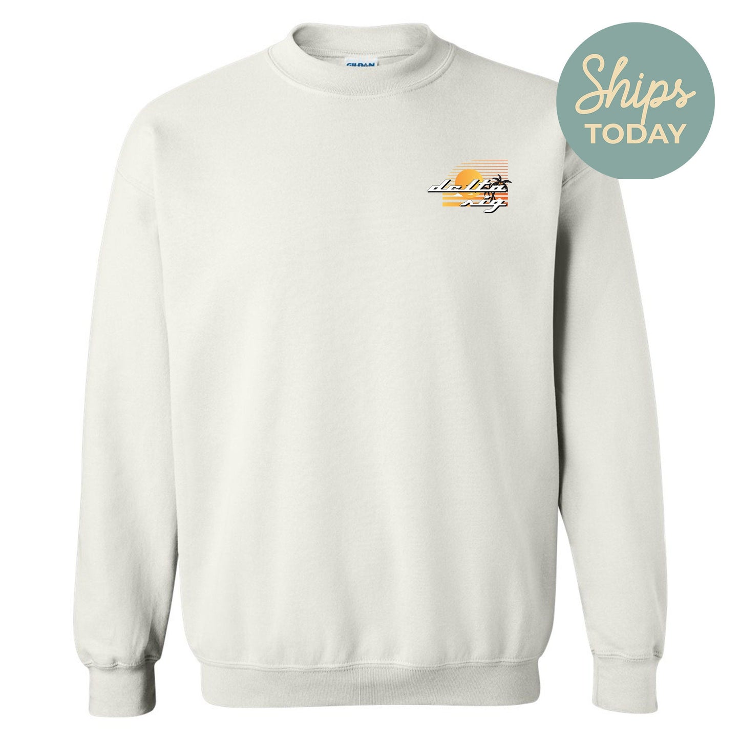 Delta Sigma Phi Retro Rides Fraternity Sweatshirt _ 33592g