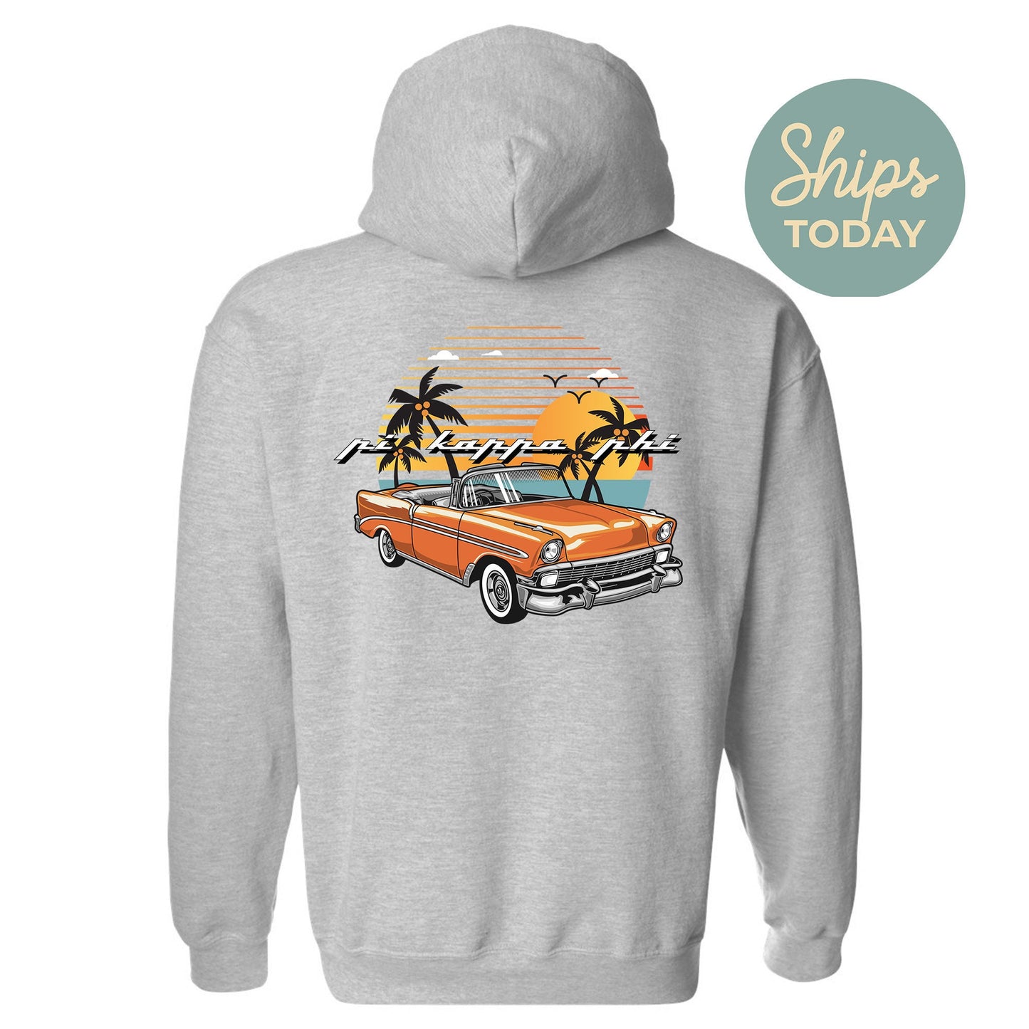 Sigma Phi Epsilon Retro Rides Fraternity Hoodie _ 33609g