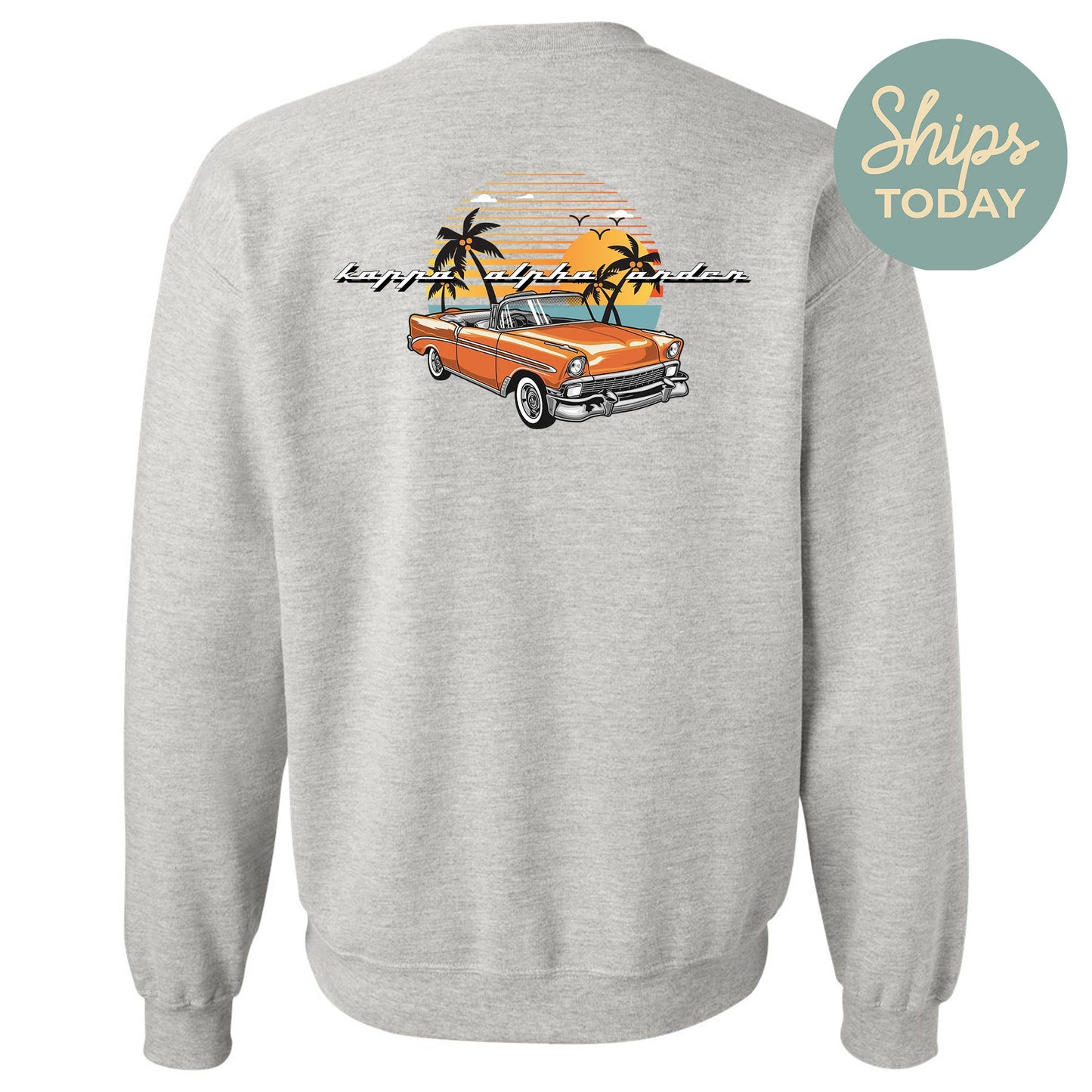 Kappa Alpha Order Retro Rides Fraternity Sweatshirt _ 33595g