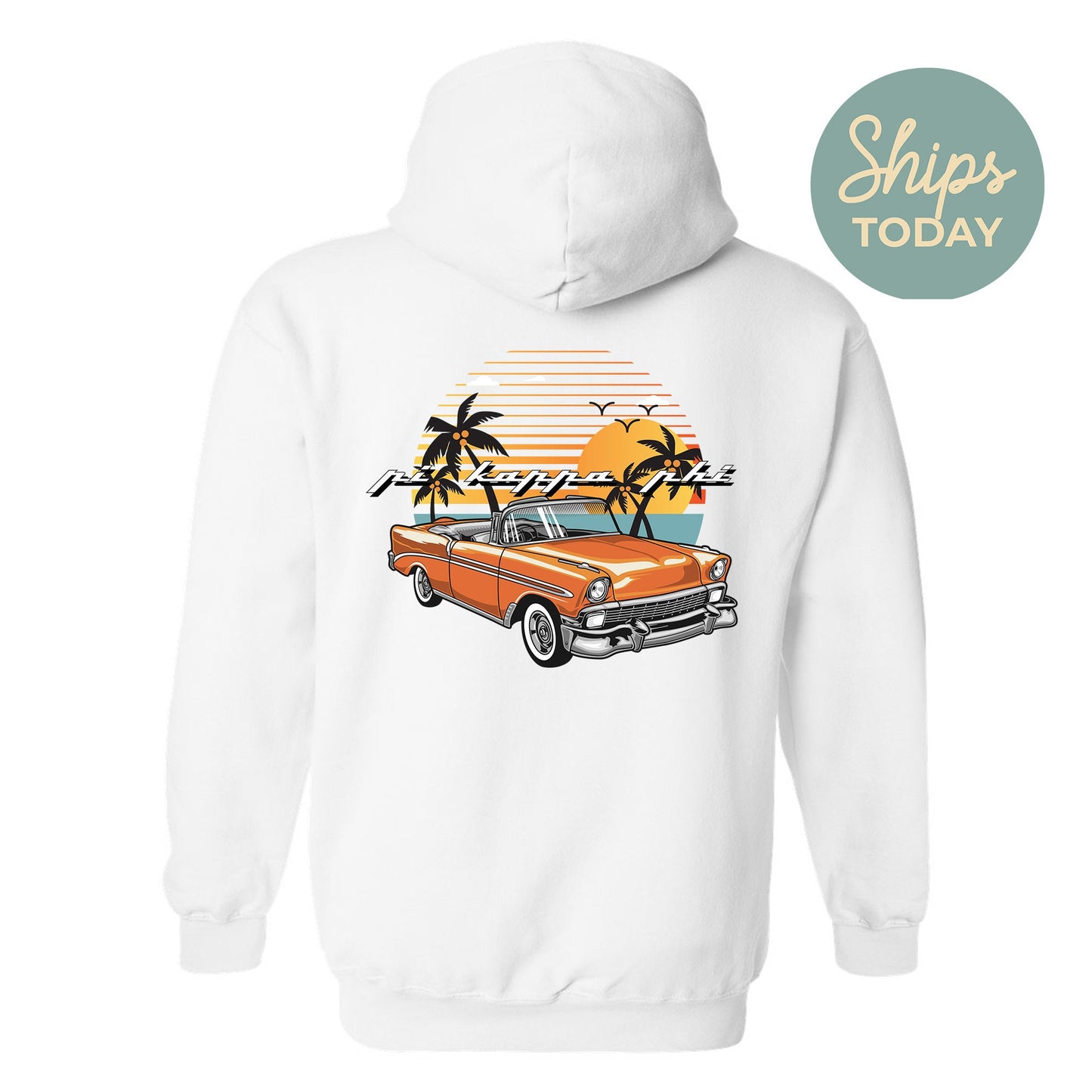 Sigma Phi Epsilon Retro Rides Fraternity Hoodie _ 33609g