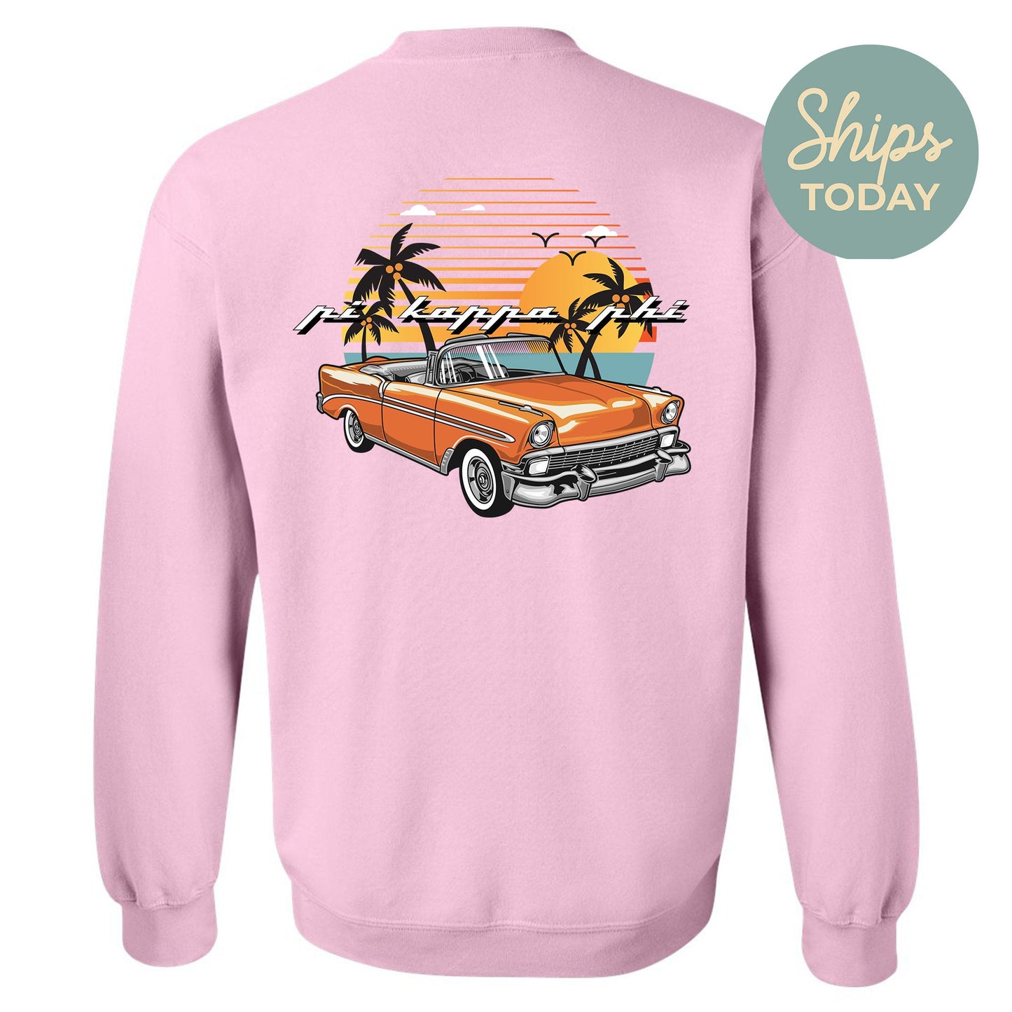 Sigma Phi Epsilon Retro Rides Fraternity Sweatshirt _ 33609g