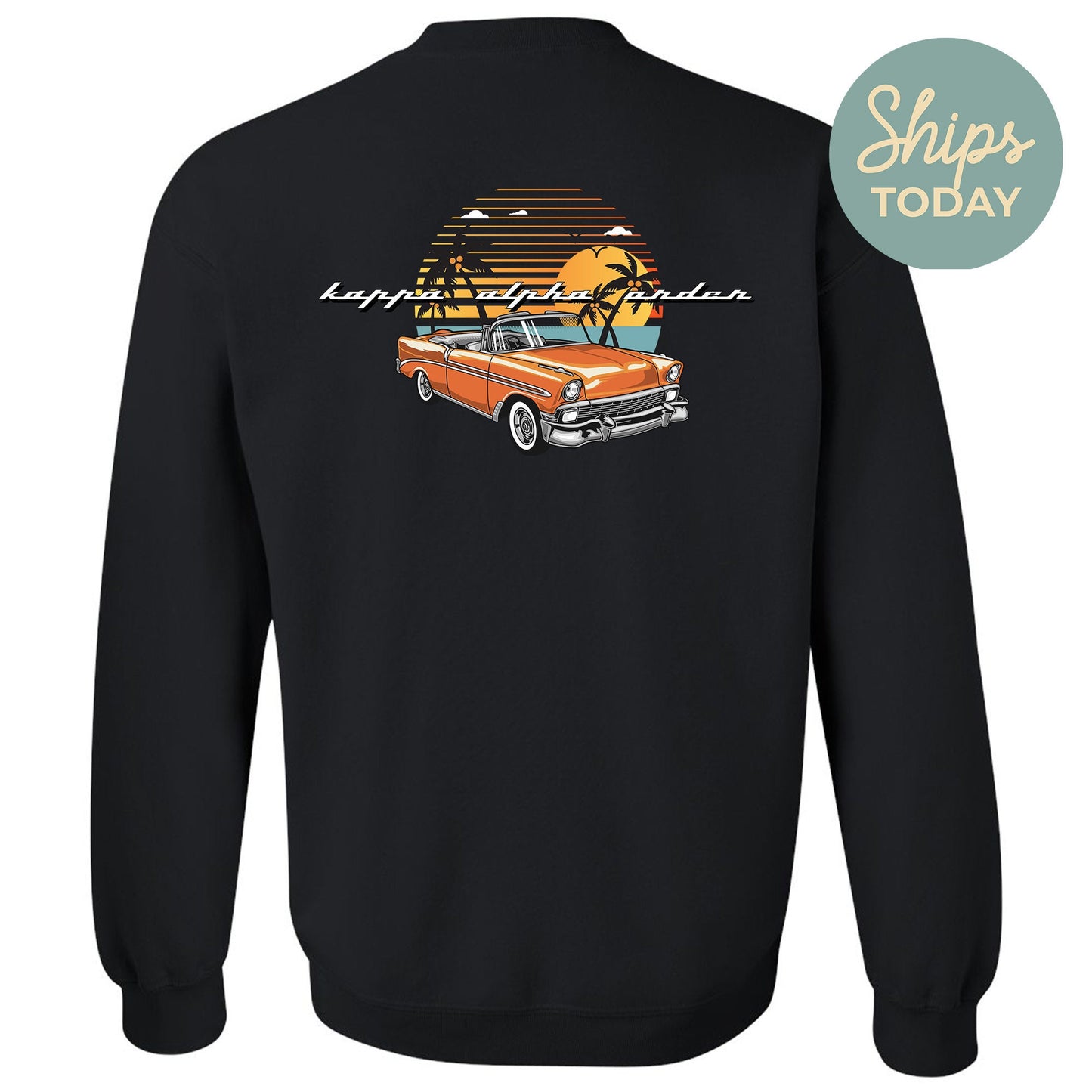 Kappa Alpha Order Retro Rides Fraternity Sweatshirt _ 33595g