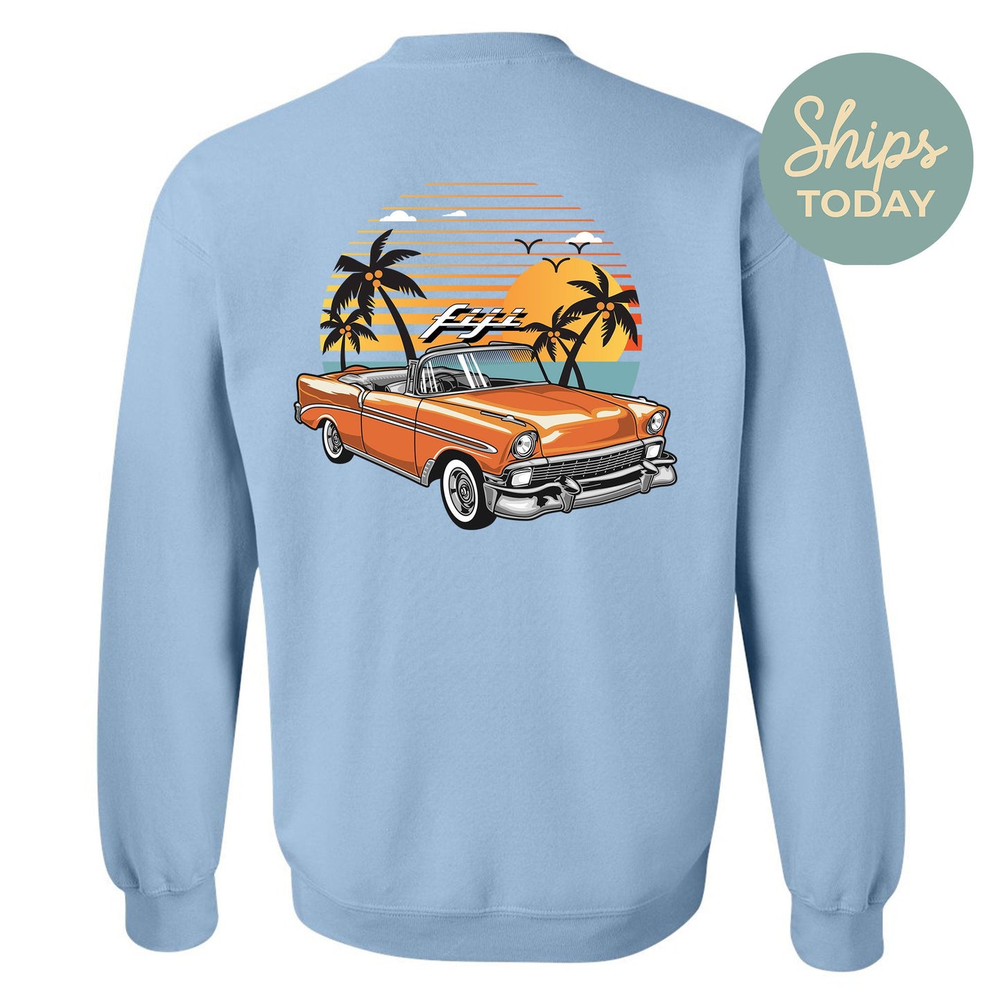 FIJI Retro Rides Fraternity Sweatshirt _ 33599g